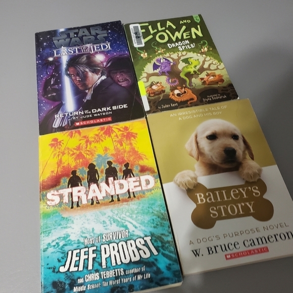 3/$15 kids chapter book lot of 4 books - Picture 2 of 10